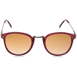 A.J. Morgan Women's Castro Round Sunglasses, Hot Pink, 49 mm