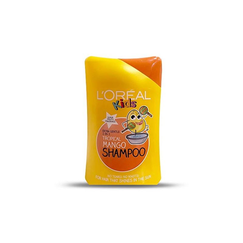 L'Oreal Kids Extra Gentle 2-In-1 Tropical Mango Shampoo, 250 ml