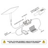 for Starlink GigE PoE Injector 150W, Work for Starlink Satellite