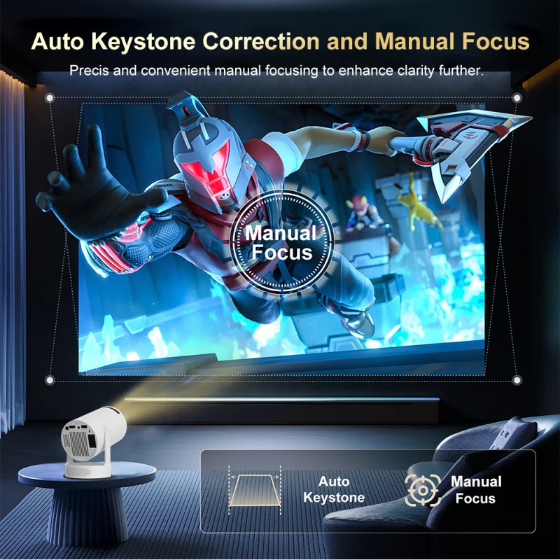 Topleo smart multimedia android 11 beamer 1080p home lcd hy300