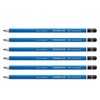 Staedtler Mars Lumograph 100Paper Pack of 6Pencils 9B Lead 2mm