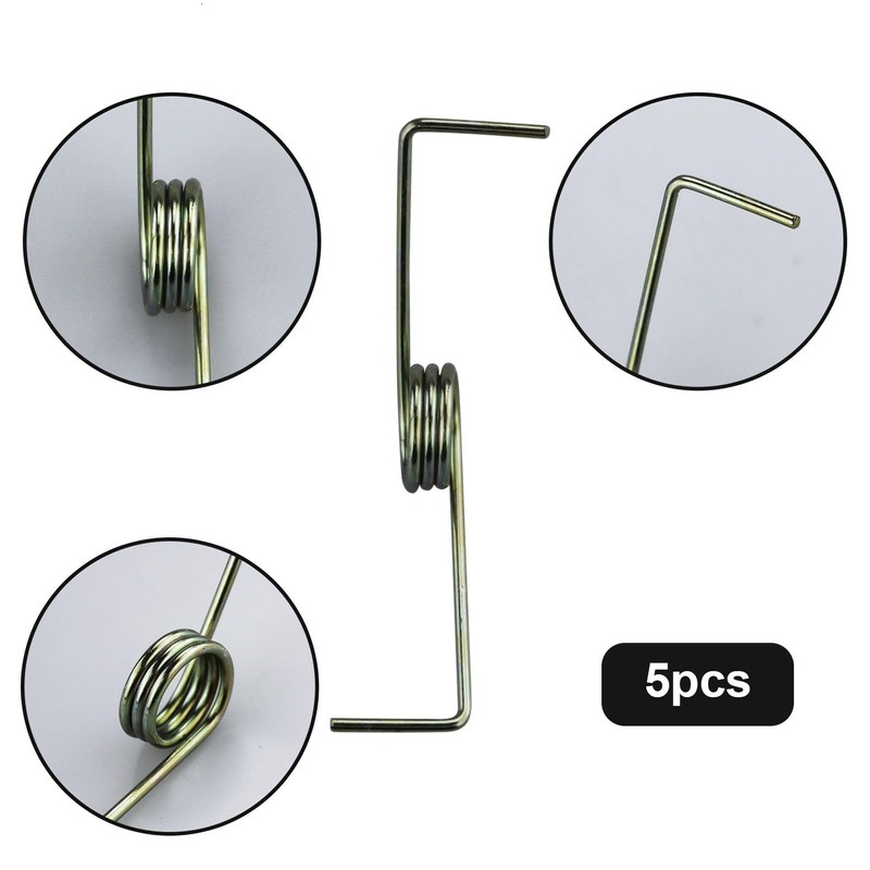 Sourcing Map Metal Tension Spring Bronze Tone Steel Compression Spring