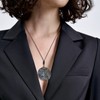 mookaitedecor Crystal Wolf Necklace Jewellery Gift Labradorite Crystal Pendant Necklace