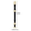 Heysland Descant Recorder Professional Detachable ABS Soprano 8 Hole Baroque