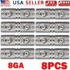 8x Wire Coupler Terminal Butt Connector 8 GA Gauge Input