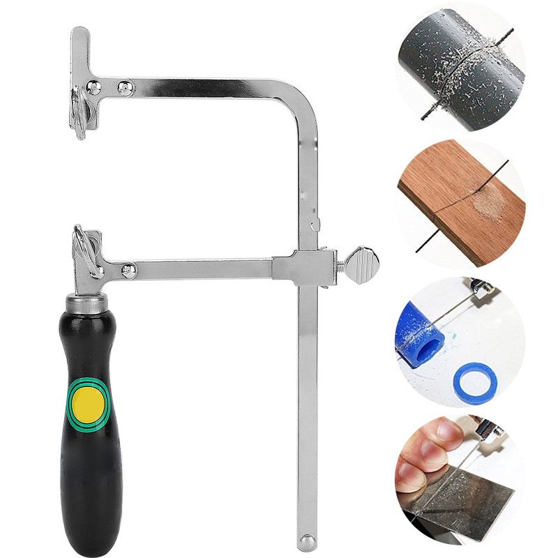 Portable Saw Bow Black Handle Jewelry Woodwork Craft Making Processing