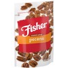 (Roasted Salted) - FISHER Snack Roasted Salted Pecans, Stand-Up Bag,
