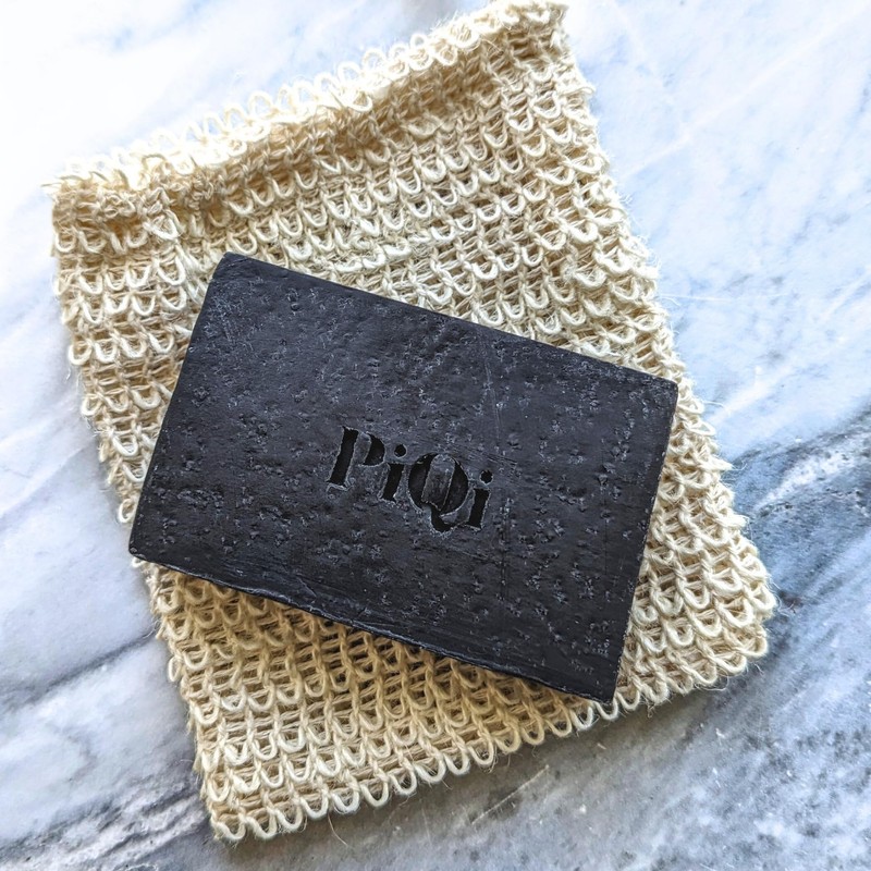 PIQI Kefir Soap Bar Charcoal and Tea Tree - Purifying,