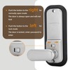 Mechanical keyless Entry Door Lock，Outdoor Keyless Gate Lock Waterproof and