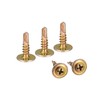 uxcell Phillips Head Self Tapping Screws, #8 x 1/2" Carbon