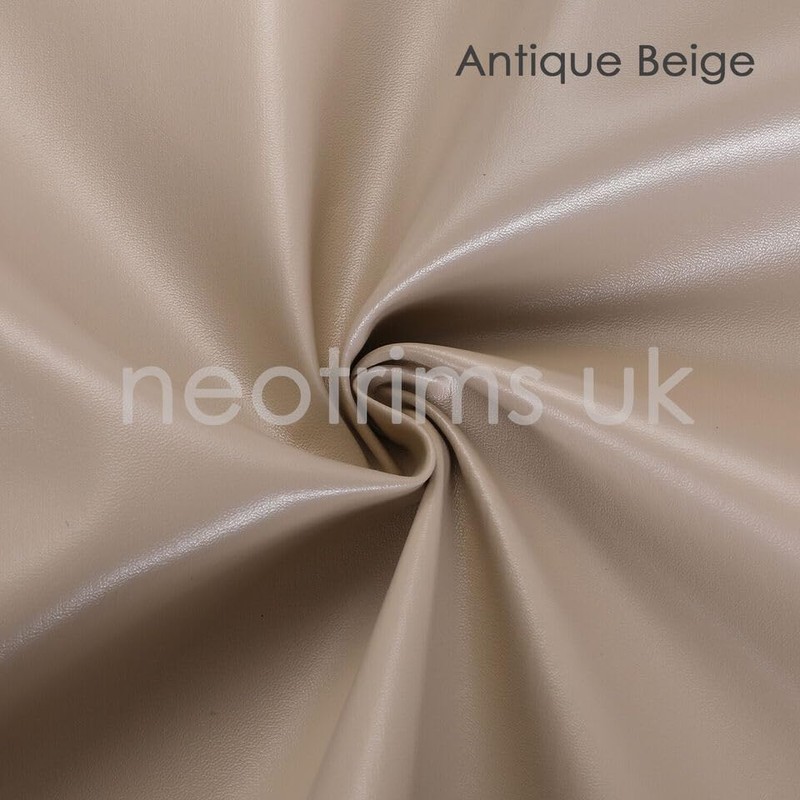 Faux Leather Fabric Smooth Vinyl Leatherette Light Upholstery Crafts Material,16