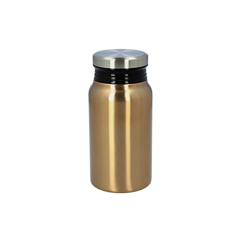 Maebata 51620 Luxe Water Bottle, Brown, 13.5 fl oz (400
