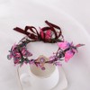Flower Crown for Women, Adjustable Hair Accessories Butterfly Floral Crown