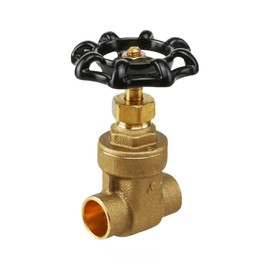 Midline Valve 427D336 Gate Valv, 1-1/4 in. SWT, Cast Brass