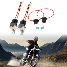 HOPESPANNER 4 Pins 24V 40A Auto Relay with Metal Hanging Hole with Harness Socket Waterproof Car Relay 1 Set