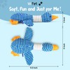 WiPet Blue Goose Squeaky Dog Toy – Durable Plush Dog