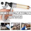 GUDAJIN 50ml Semi-Automatic Livestock Syringe, Veterinary Pull Rod Syringe, Continuous