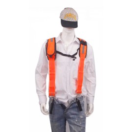 Cedrainy Heavy Duty Tool Belt Suspenders for Men 3 Point Padded Suspenders with Attachment Loops for Men