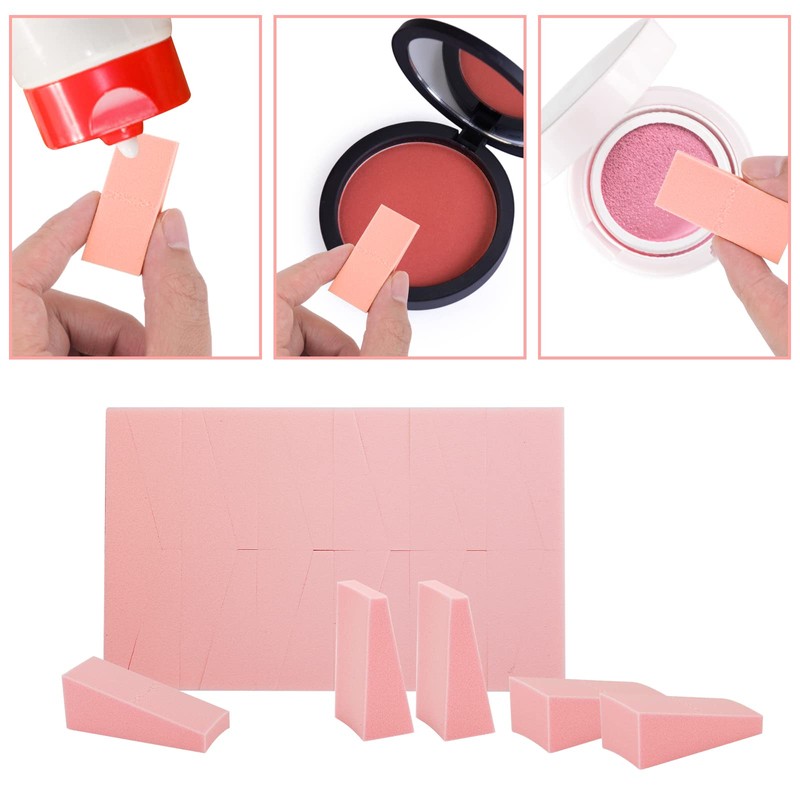 Sibba Pack of 48 Powder Puffs Small Makeup Sponge Blender