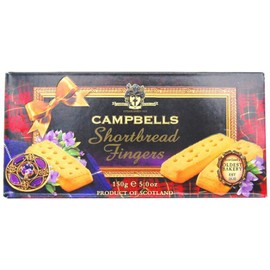 Campbells All Butter Shortbread Fingers - Traditional Shortbread in Carton, Product of Scotland
