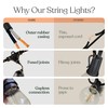 Brightech Ambience Pro 27 Ft Solar Powered String Lights -