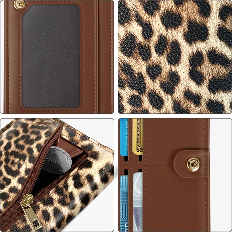 Minimalist Bifold Wallet RFID Blocking Slim Cute Credit Card Holder