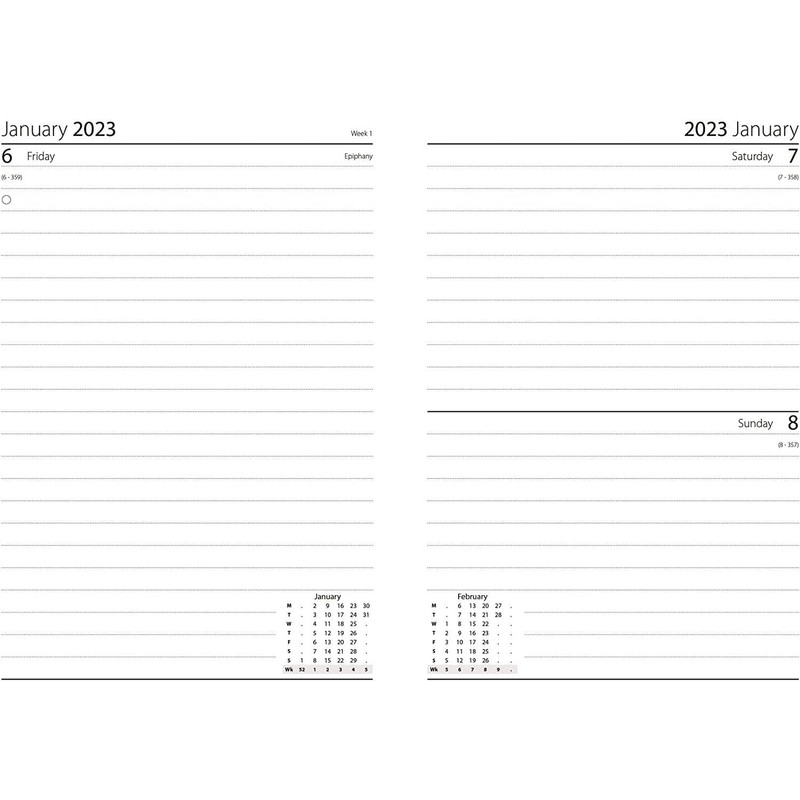 MantraRaj 2024 Diary A4 A5 A6 Week to View And