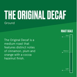 Bulletproof Original Medium Roast Ground Decaf Coffee, 12 Ounces (Pack of 3), 100% Arabica Coffee Sourced from Guatemala, Colombia & El Salvador