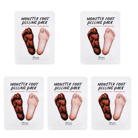 Daon Partner Company Exfoliation pack for power generation, Monster foot peeling pack, 5 sheets, Smooth heel callus management feet / 발전용 각질제거 팩 몬스터 풋 필링팩 5매입 매끈한 뒤꿈치 굳은살 관리 발