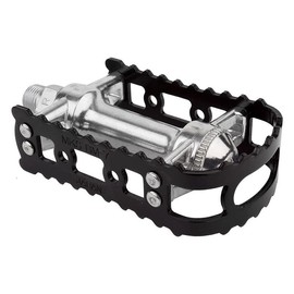 MKS reissued BM-7 BMX bicycle pedals - 1/2" (FOR ONE PIECE CRANKS) - BLACK