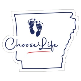 Arkansas Sticker Pro-Life Sticker