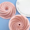 Molde Pastel Rosca Silicon Gelatina Antiadherente 24cm Color Rosa