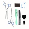 JZK 1 x Professional Hair Cutting Scissors Set, 9 Pieces