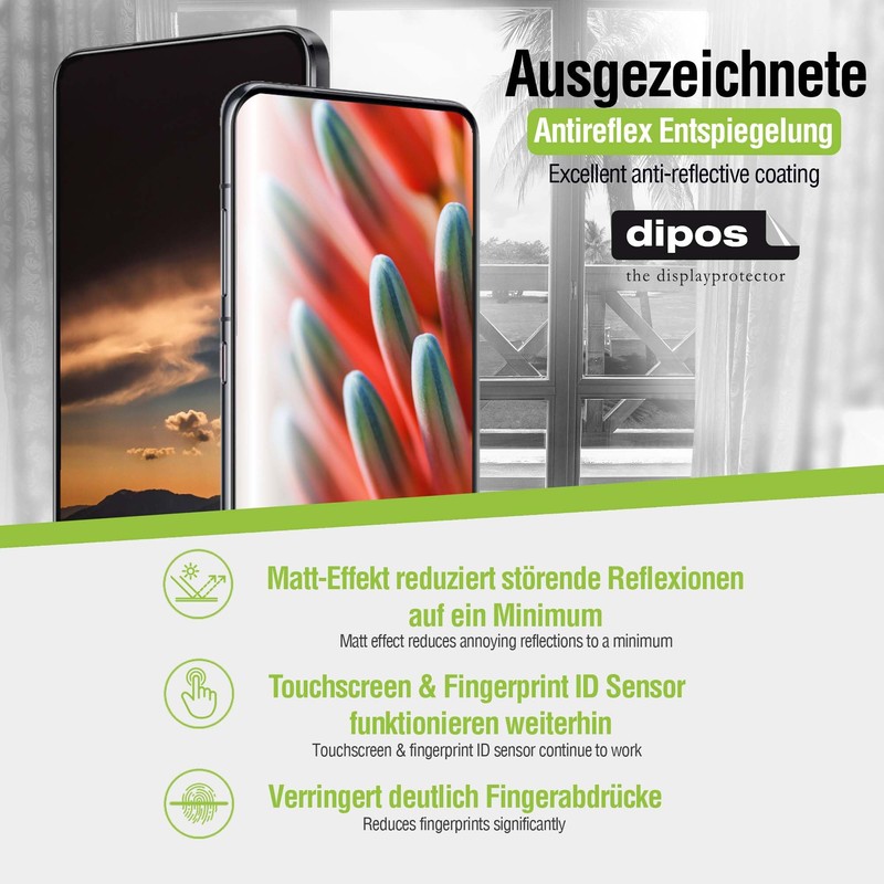 dipos I 4x Matte Screen Protectors for O2 XDA orbit