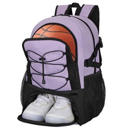 Goloni Basketball Backpack,Large Sports Bag with Ball Compartment & Shoe Compartment,Basketball Bag Fit Volleyball, soccer,Gym