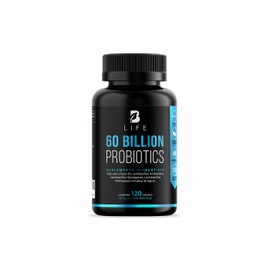 B Life Probióticos 60 Billones UFC | 120 Cápsulas | 3 Cepas De Probióticos | Liberación Retardada | Tecnología Patentada DRcaps | Adicionados Con Inulina De Agave | 60 Billion Probiotics.