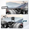 DSISIMO Motorcycle Passenger Backrest Sissy Bar Compatible with for Harley
