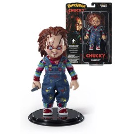BendyFigs Chucky Action Figure Noble Toys Childs Play Horror Movie Evil Doll