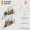 24 Inches Long Floating Shelves Wall Mounted, Picture Ledge Shelf