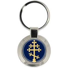 Russian Orthodox Cross Key Ring