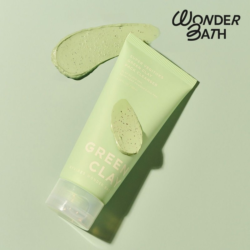 Wonder Bath [2PACK] Wonder Bath Super Vegitox Green Clay Pack
