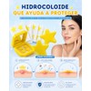 128 Estrellas para Granos, 4 Cajas de Parches para Acne