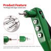 YIXISI 60 PCS M4.8x12 mm Dome Blind Rivet, Metal Rivets