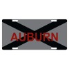 Fast Service Designs Alabama State Flag License Plate Gray &