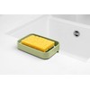 Blim Plus Sponge Holder with Suction Cups, Matte Green (Forest)