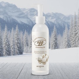 Skinfood Oil Cleansing Egg White Perfect Pore Cleansing Oil 200ml 1 unit / 스킨푸드 오일클렌징 에그화이트 퍼펙트 포어 클렌징 오일 200ml 1개