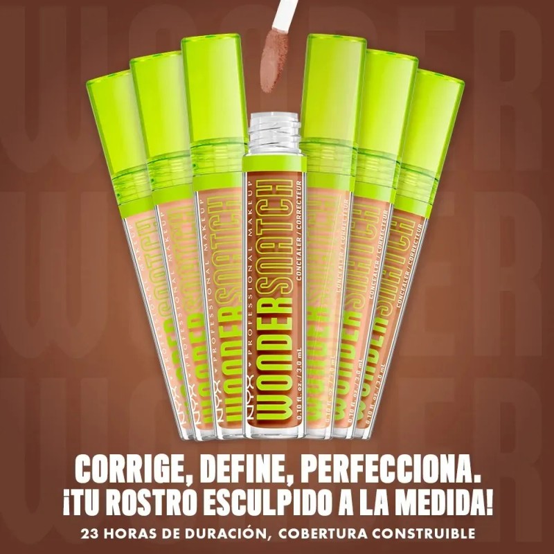NYX PMU Wonder Snatch, Corrector Líquido para Rostro, 3 ml