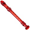 Yamaha Recorder Soprano Recorder, Baroque Fingering, Translucent Red