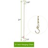 Sersberg Chain for Hanging Plants,21 Inch Gold Hanging Chain, Small