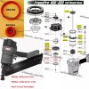After Market for Senco Senco FramePro 600 650 O-ring PLUS Seals BF0203 and BF0204 Parts Kit